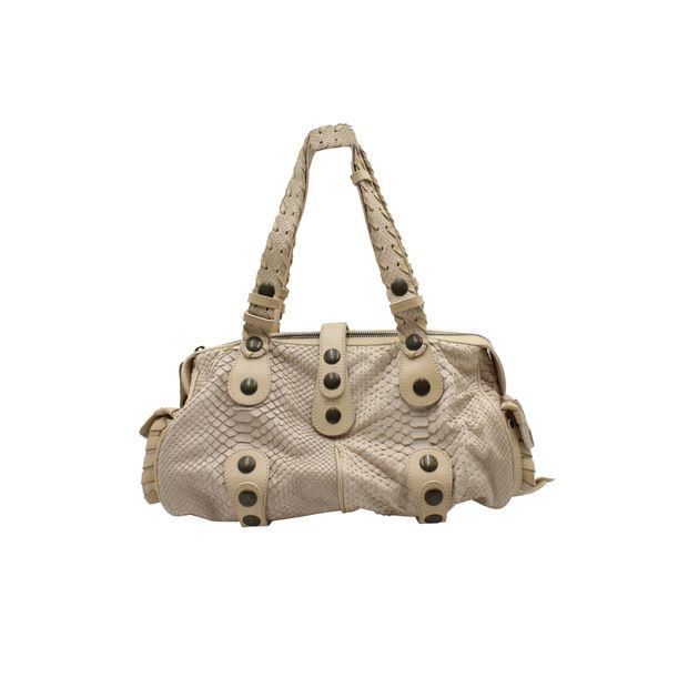 Chloe python silverado bag top