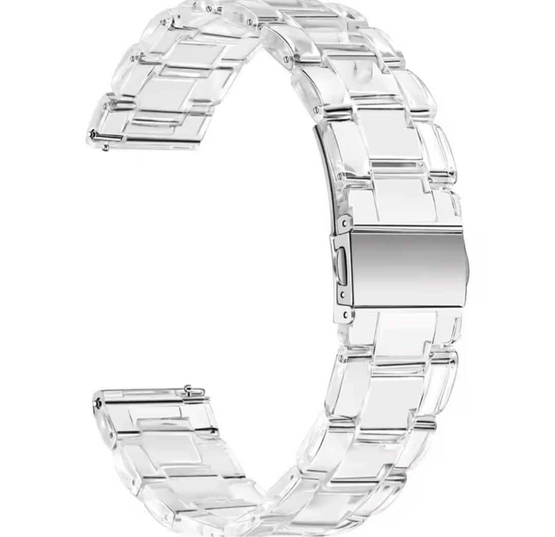Clear Watch Strap Replacement 22mm, Men's Fashion, Watches