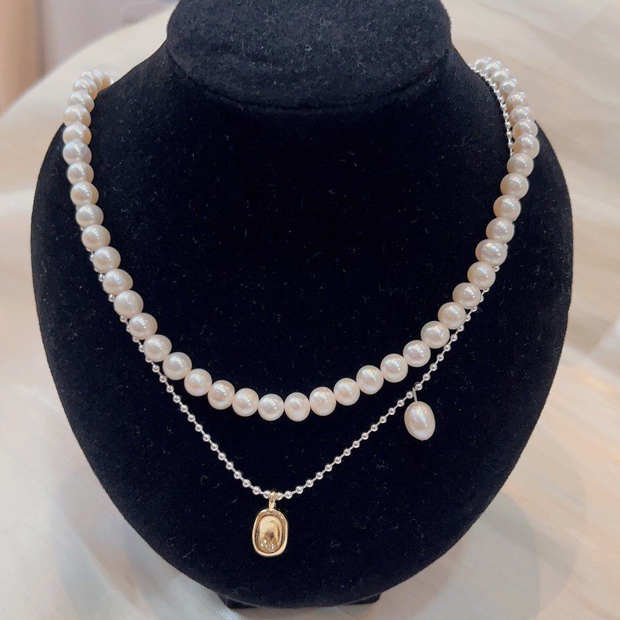 Real pearl necklaces for sale hot sale