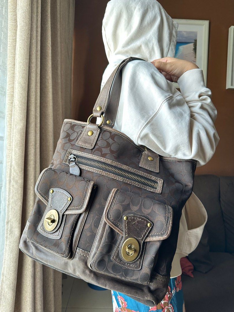 Coach large purse deals