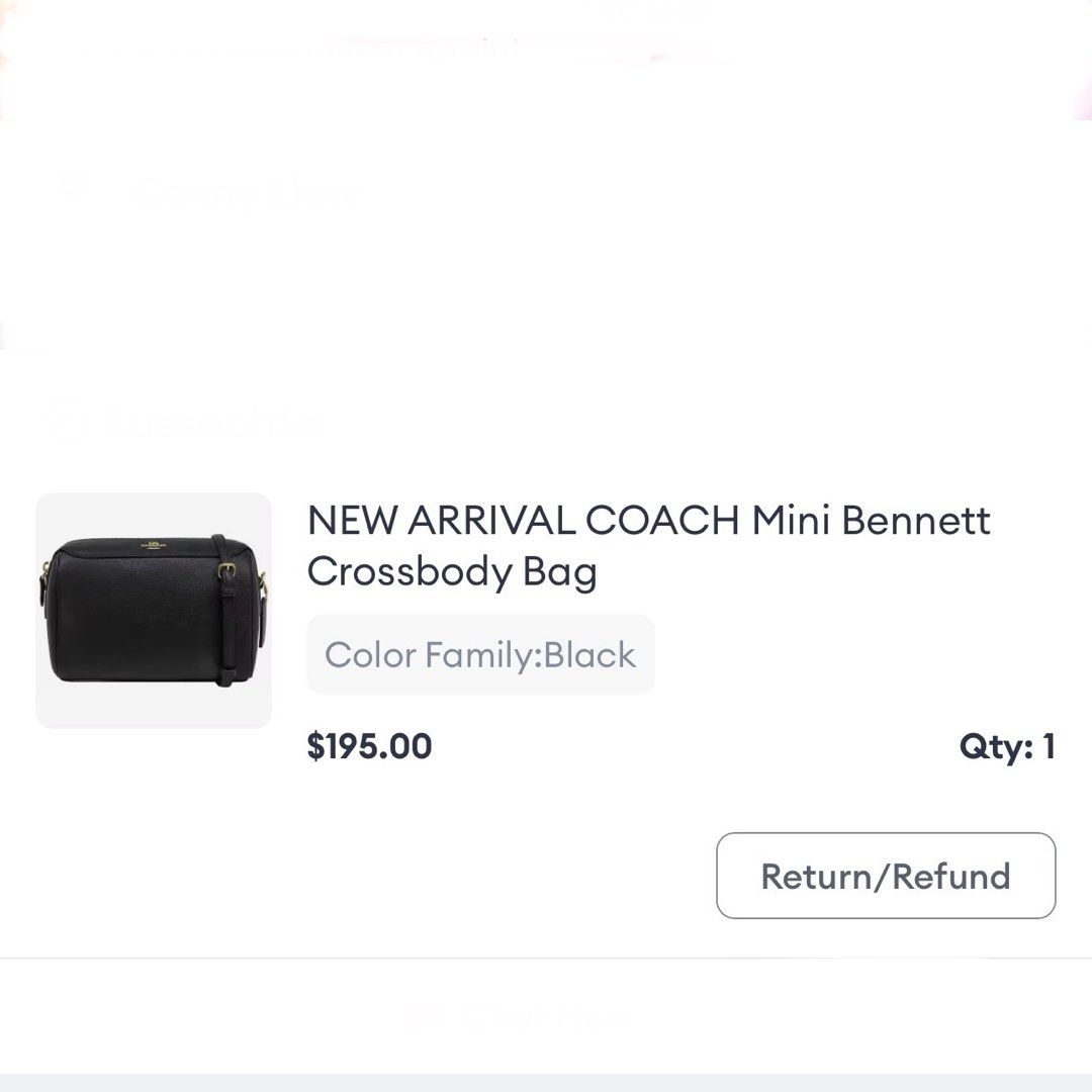 AUTHENTIC COACH BENNETT, Women's Fashion, Bags & Wallets, Cross-body Bags  on Carousell