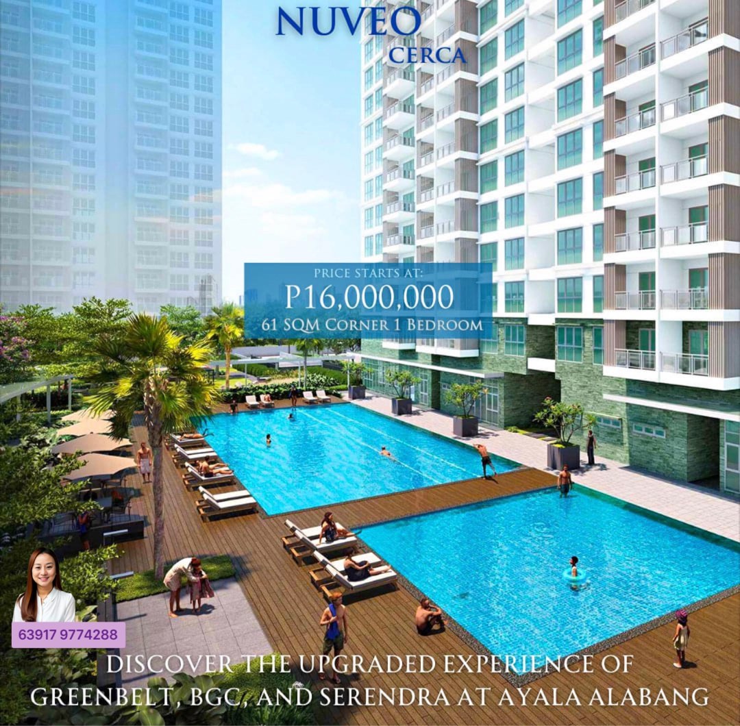 Condo For Sale in Ayala Alabang Nuveo Viento Cerca, Property, For Sale