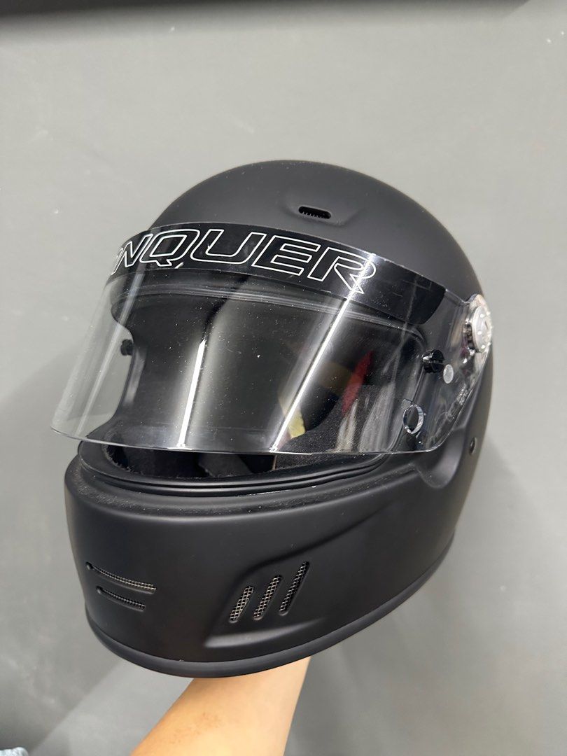 Conquer helmet shop visor