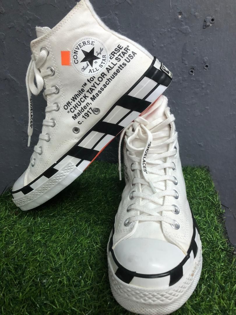 Off white converse uk sale