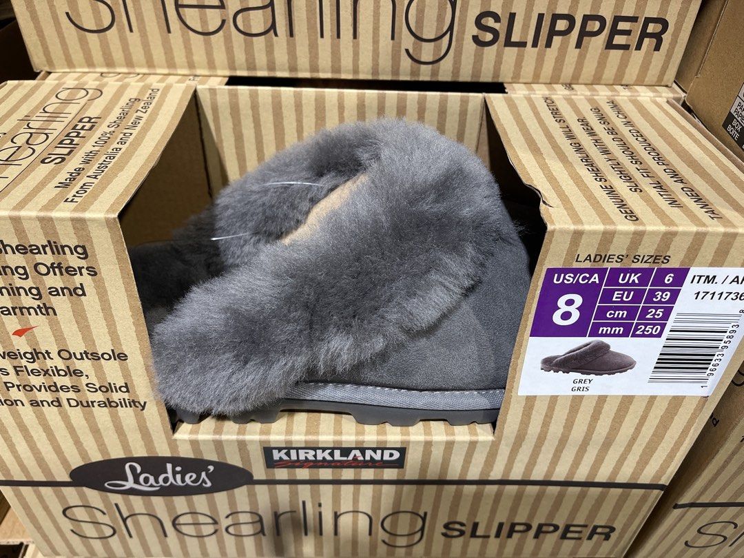 Kirkland signature clearance women's shearling slipper