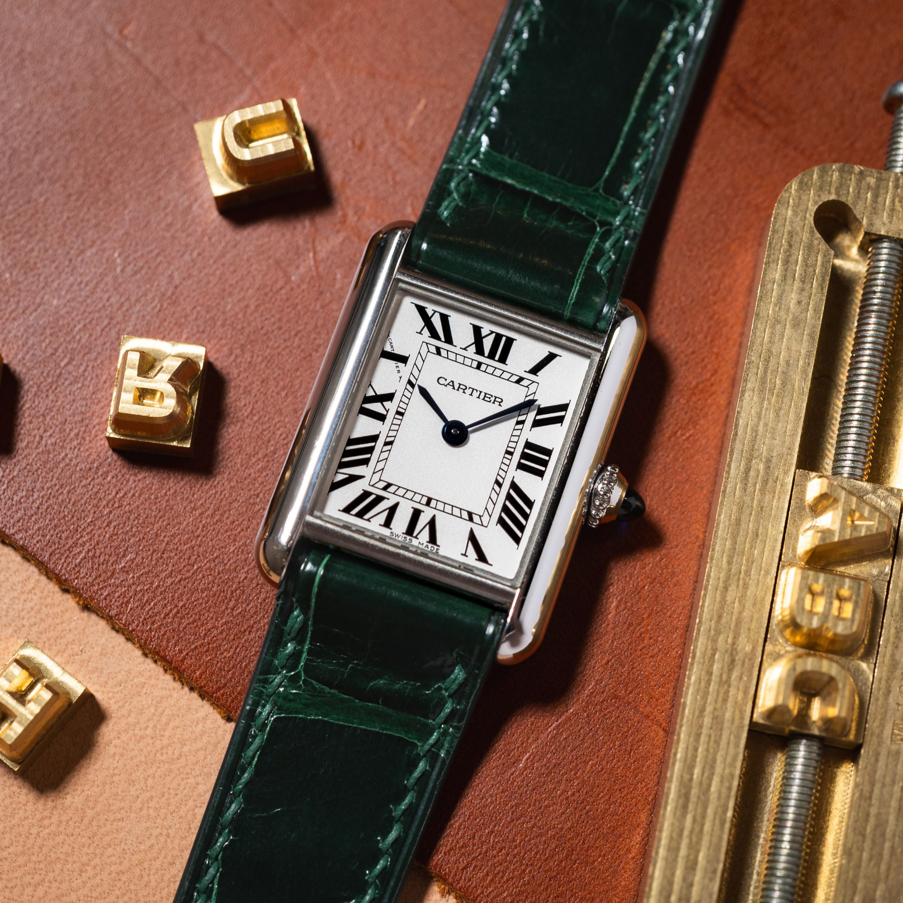Custom Leather Watch Straps for Cartier Watch