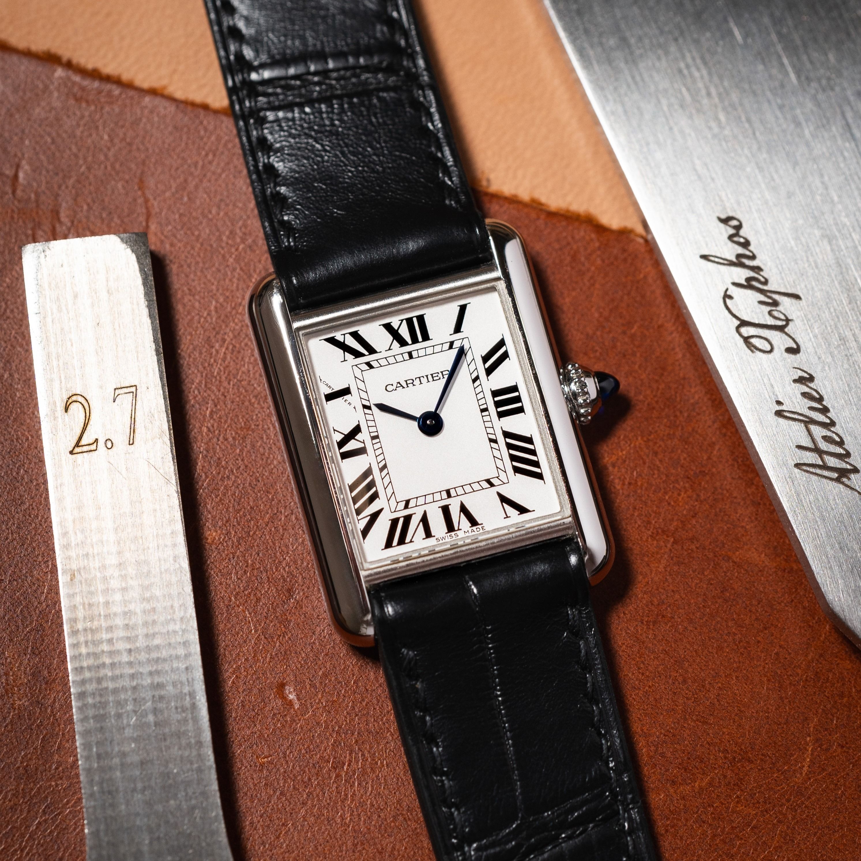 Cartier tank straps online