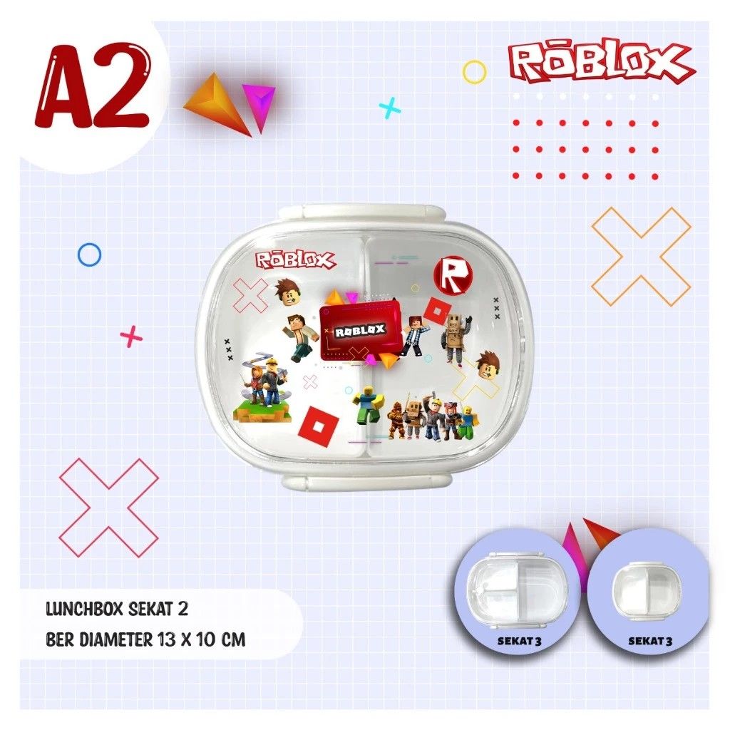 CUSTOM LUNCH BOX FOR SCHOOL CHILDREN BIRTHDAY GIFT LUNCH BOX ROBLOX