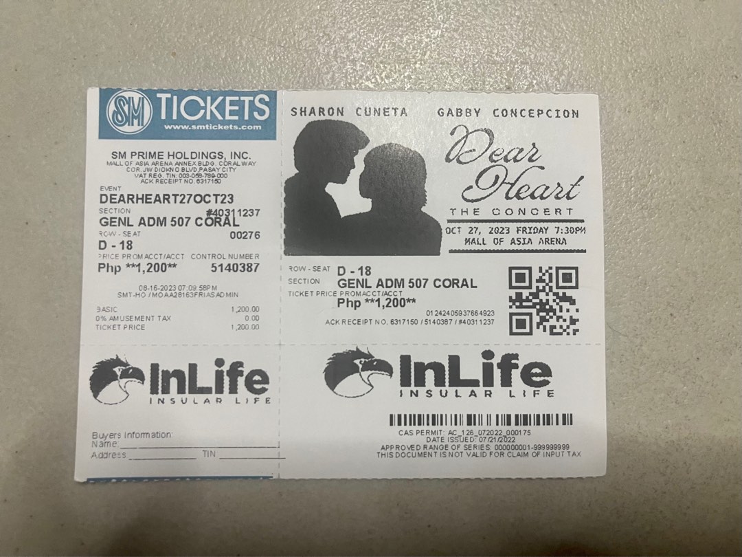 Dear Heart The Concert with Sharon and Gabby Concepcion (October