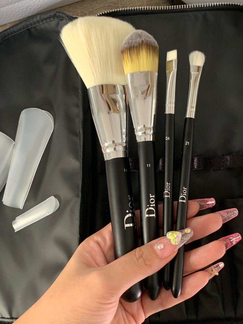 Dior Brush set with makeup bag VIP gift, Beauty & Personal Care, Face, Makeup on Carousell