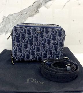 Dior Vintage Oblique Mini Saddle Bag (SHF-7rBs3s) – LuxeDH