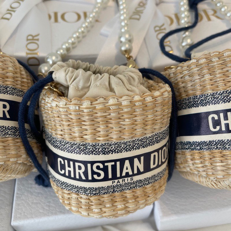 Dior straw 2025 bag