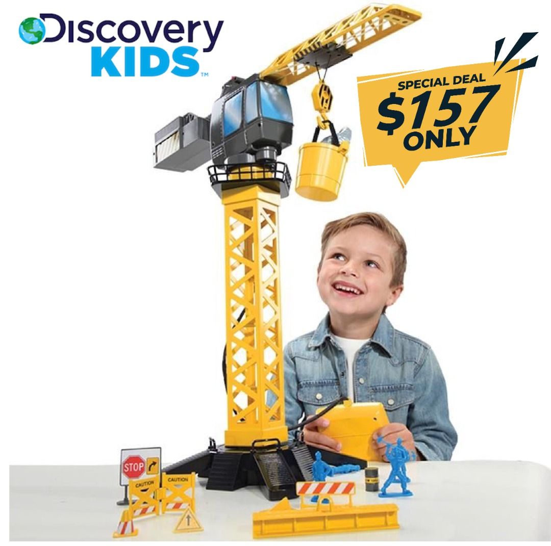 Discovery jumbo cheap motorized crane set