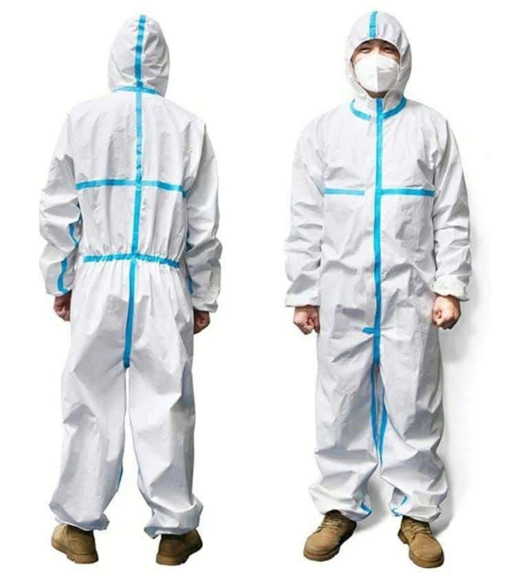 DISPOSABLE PPE SUIT COVERALL BUNNY SUIT, Everything Else, Others on ...