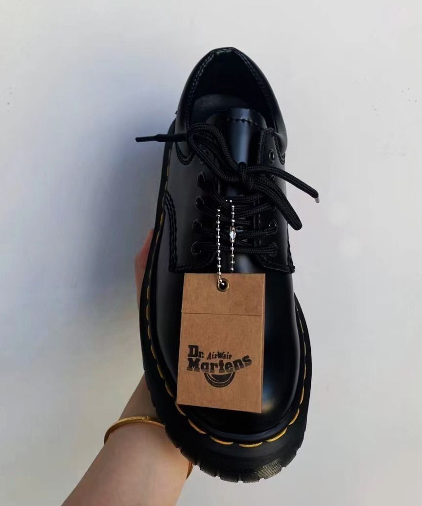 Dr.martens 馬汀博士厚底真皮5孔英倫風百搭松糕男女同款, 女裝, 鞋, 靴