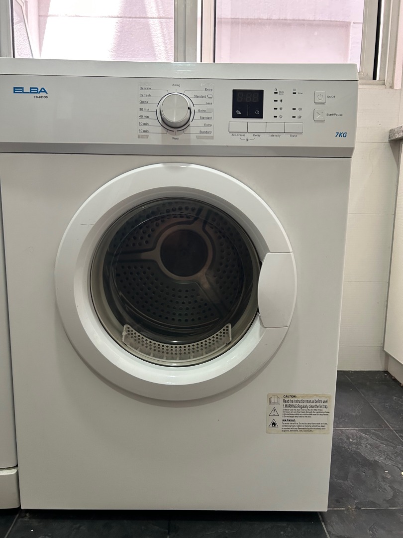 Elba Dryer, TV & Home Appliances, Washing Machines and Dryers on Carousell