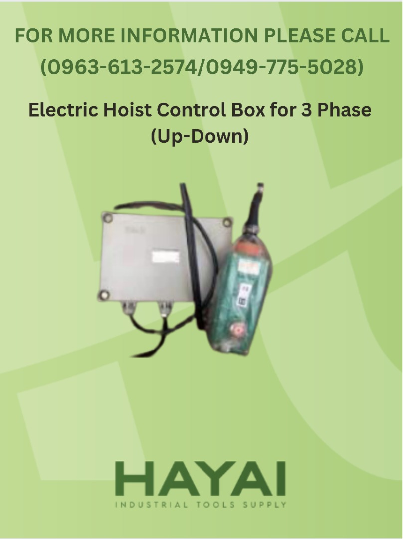 Electric Hoist Control Box for 3 Phase (UpDown), Commercial