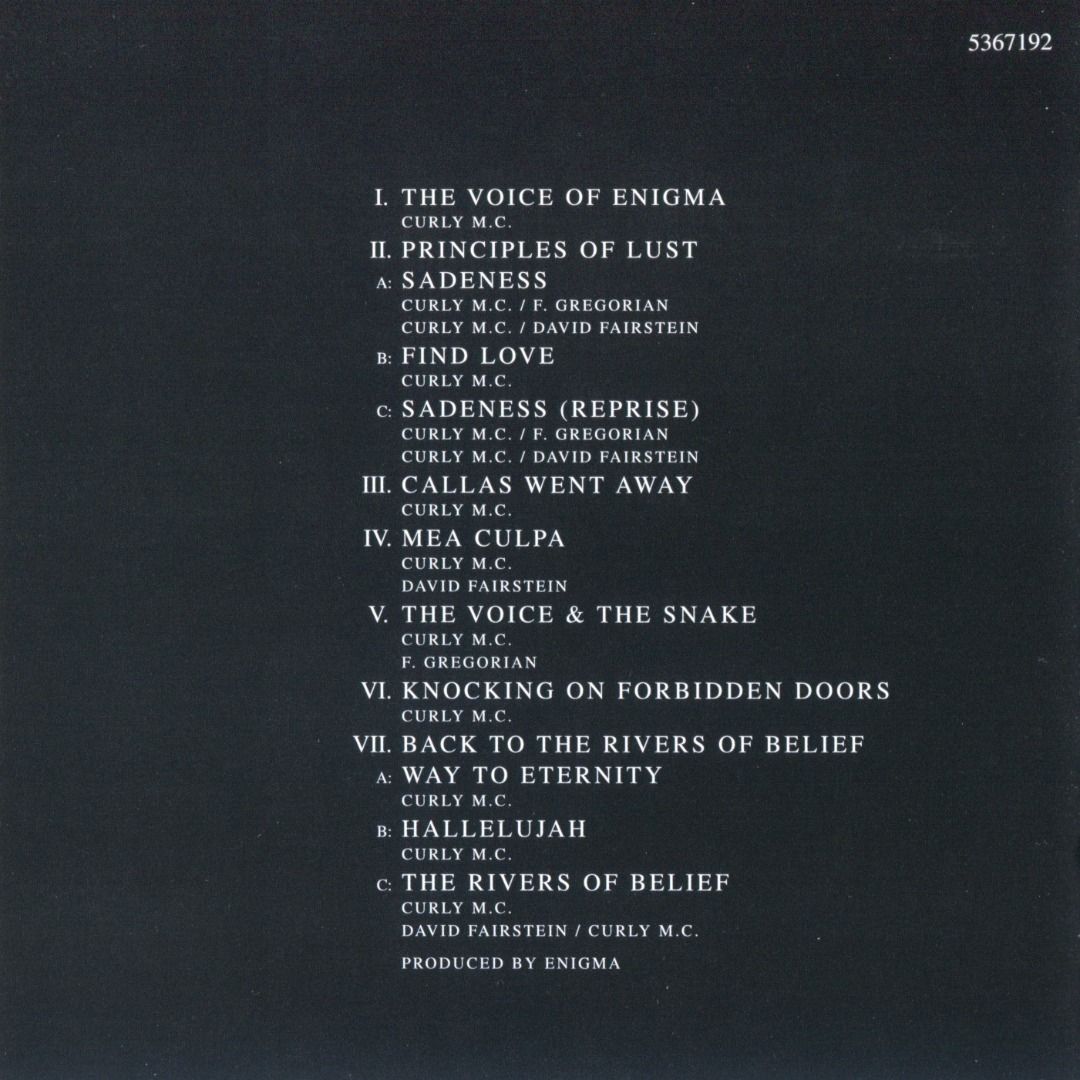 Enigma : MCMXC A.D. (Hybrid Stereo Import SACD) Factory Sealed, Hobbies ...
