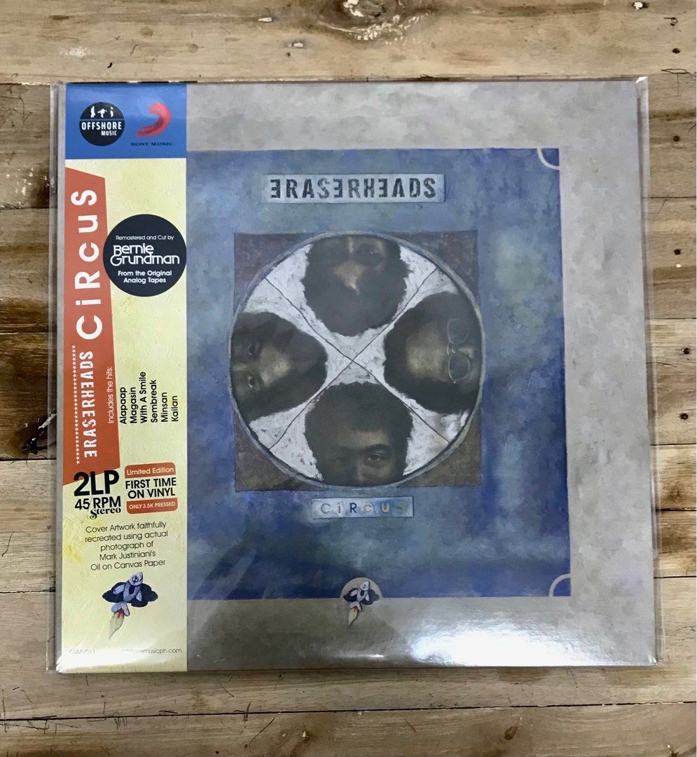 Eraserheads Circus Vinyl Record, Hobbies & Toys, Music & Media
