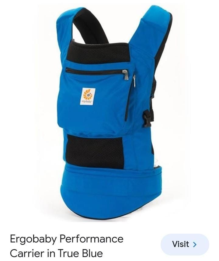 ERGOBABY PERFORMANCE BLUE Babies Kids Going Out Carriers
