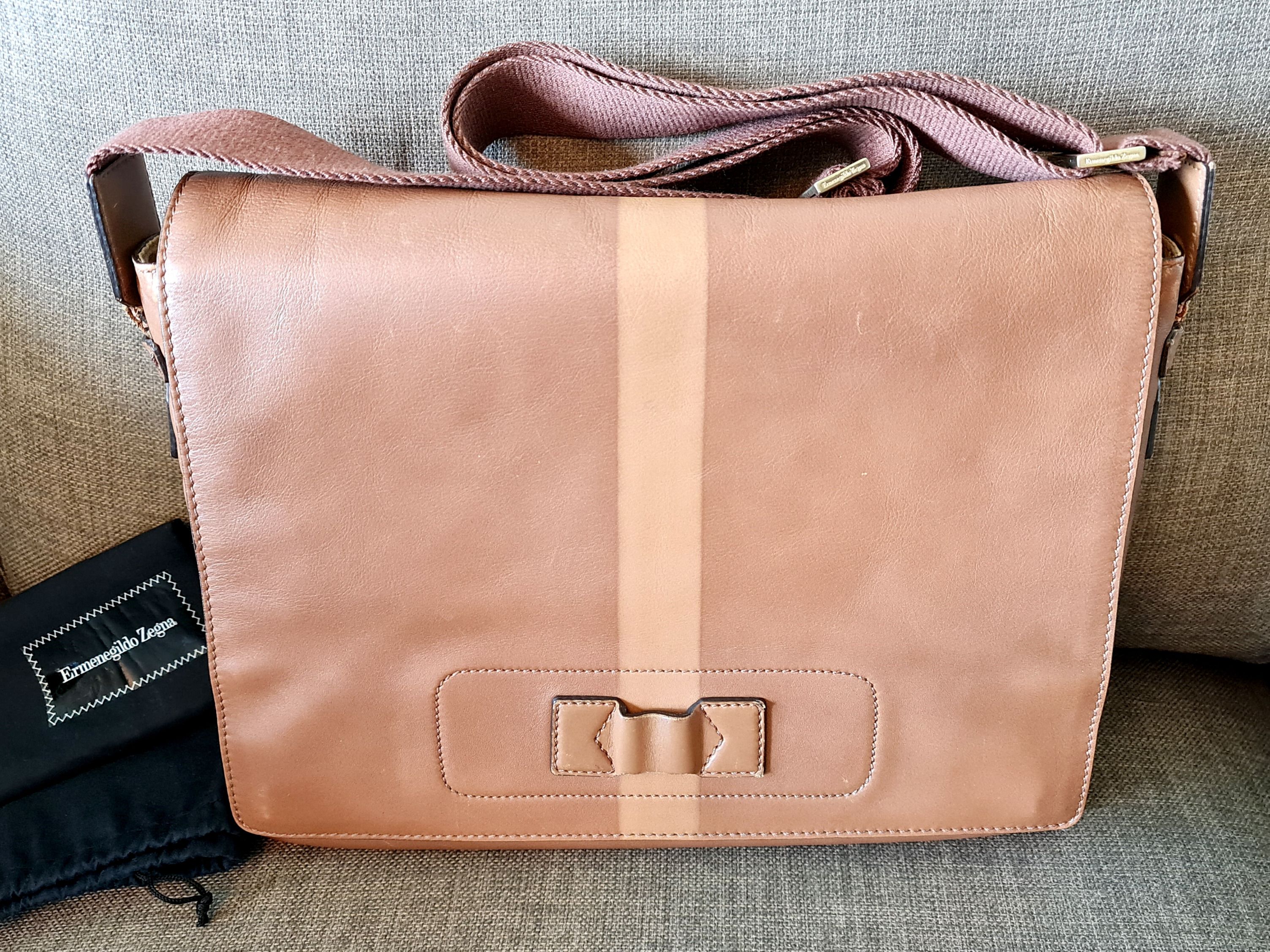 Ermenegildo zegna messenger bag sales