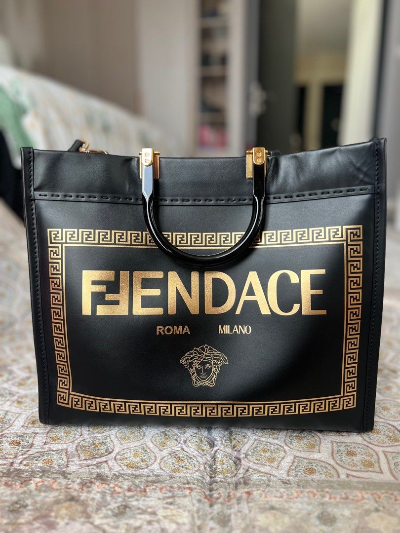Fendi hotsell tote black