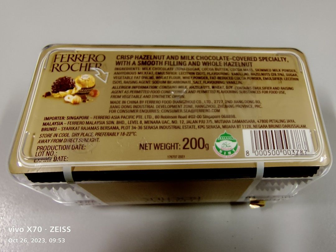 Ferrero Rocher 16s 200g, Food & Drinks, Other Food & Drinks on Carousell