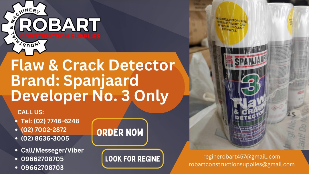 Flaw & Crack Detector Brand Spanjaard Developer No. 3 Only, Commercial