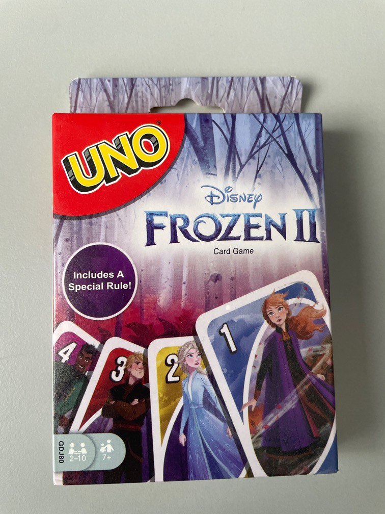 Frozen Uno Cards, Hobbies & Toys, Toys & Games on Carousell