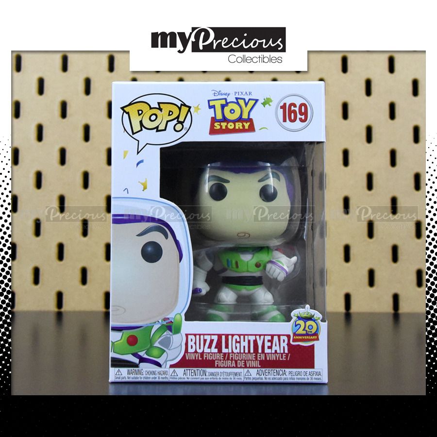 Funko Pop Disney Pixar Toy Story 20th Anniversary 169 Buzz Lightyear Pop! Vinyl, Hobbies & Toys