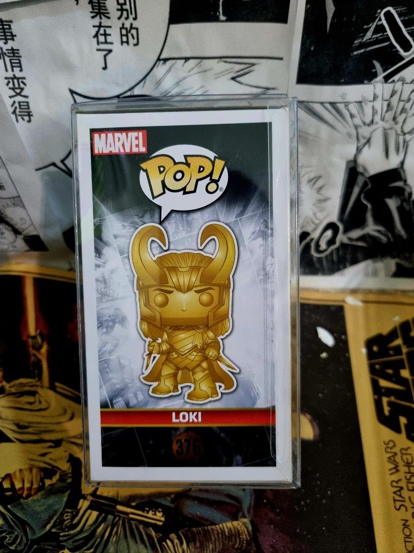 Loki gold chrome pop clearance
