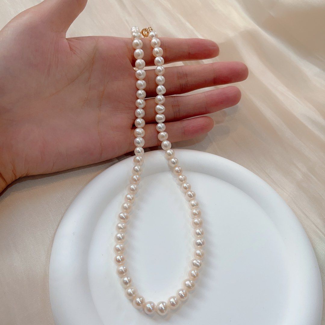 Real freshwater pearl necklace new arrivals
