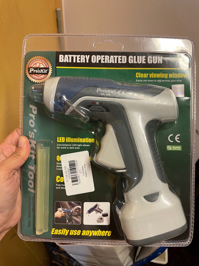 Pro'sKit GK-368 Battery Operated Glue Gun 