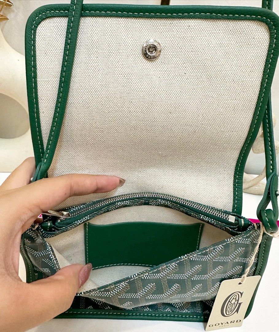 Goyard Green Plumet Wallet Clutch Bag – The Closet