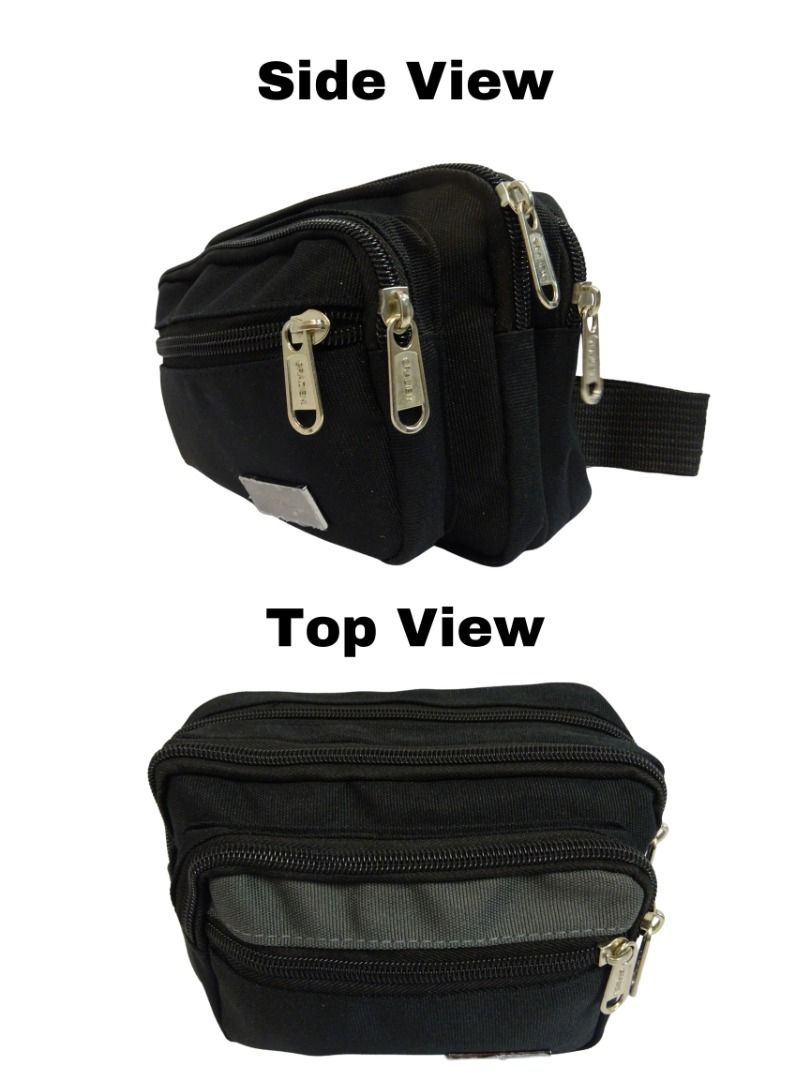 GRAZIENI Fashion Waist Bag for Men Canvas Fanny Pack Man Travel