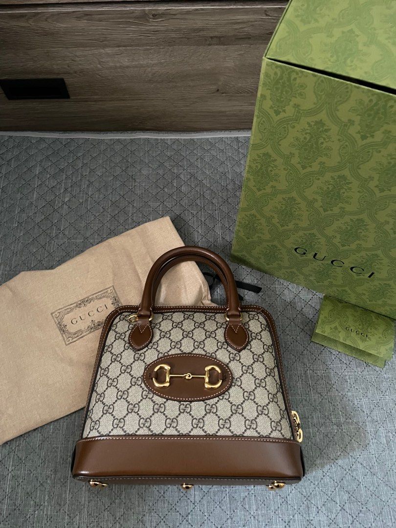 Gucci 1955 sales horsebit bag size