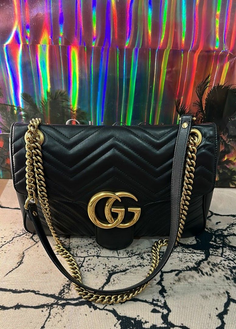 GUCCI MARMONT DUSTY PINK 22CM, Luxury, Bags & Wallets on Carousell