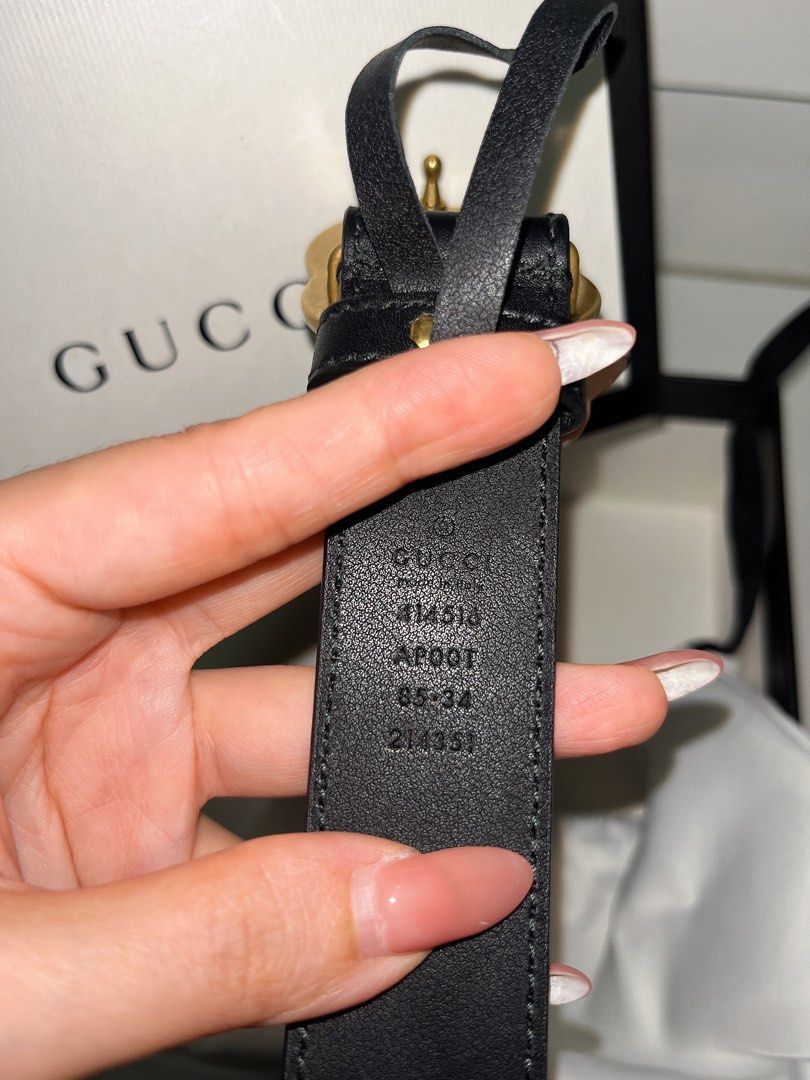 Gucci marmont belt serial number shop