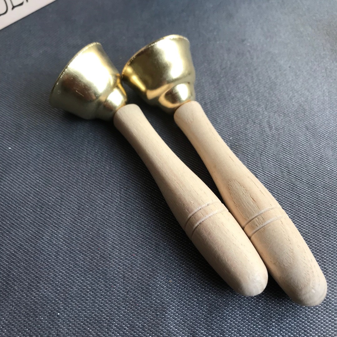 Hand Knocking Bells (a pair), Hobbies & Toys, Music & Media, Musical ...