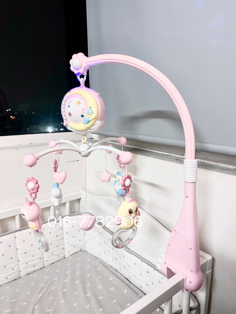 Hanging toys for baby bed hot sale