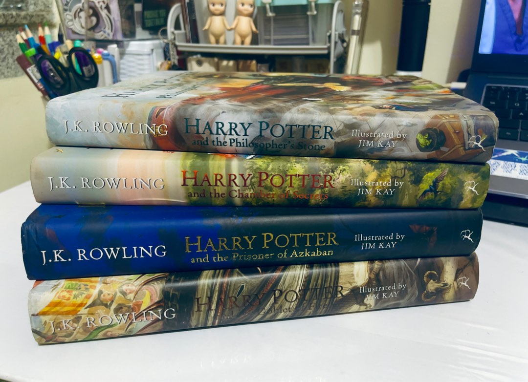 Harry Potter Book Set 1-4 Illustrated Limited Edition by Jim Kay