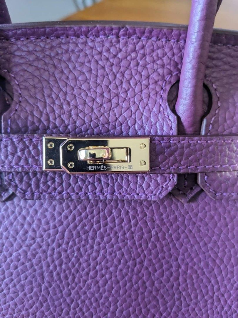 Hermes Birkin 20 anemone Japan preloved, Women's Fashion, Bags & Wallets on  Carousell