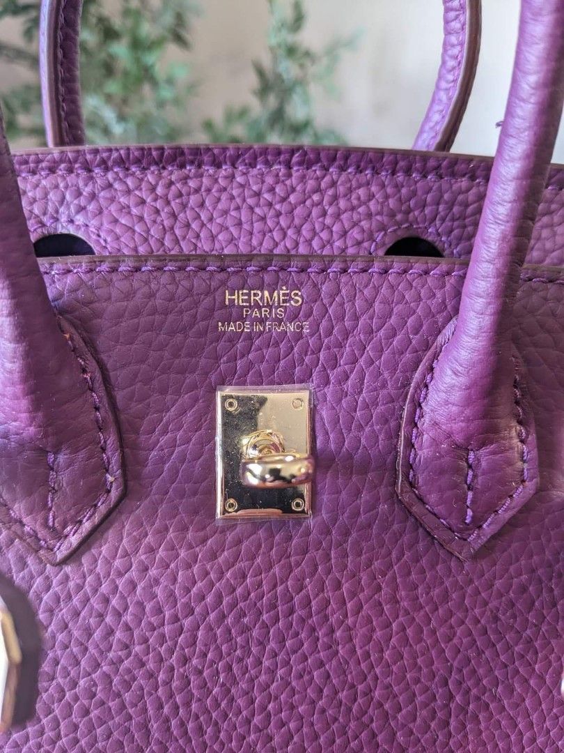 Hermes Birkin 20 anemone Japan preloved, Women's Fashion, Bags & Wallets on  Carousell