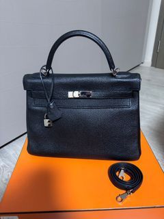 ❗️Hermes Kelly 25 Blue Electric Chevre Ghw , Luxury, Bags & Wallets on  Carousell