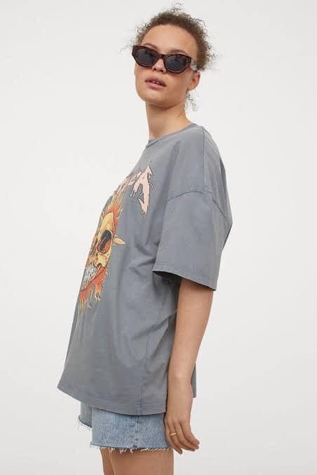 H&m metallica cheap shirt womens