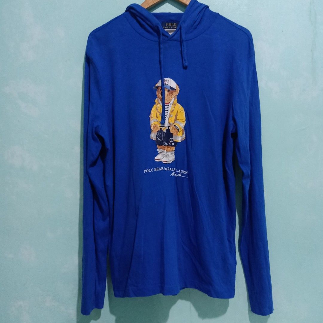 Ralph Lauren Polo bear hoodie, Men's Fashion, Coats, Jackets and Outerwear  on Carousell