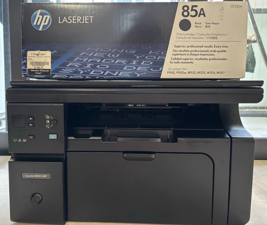 HP LaserJet M132 MFP Printer with Brand New Spare Cartridge worth $100 ...