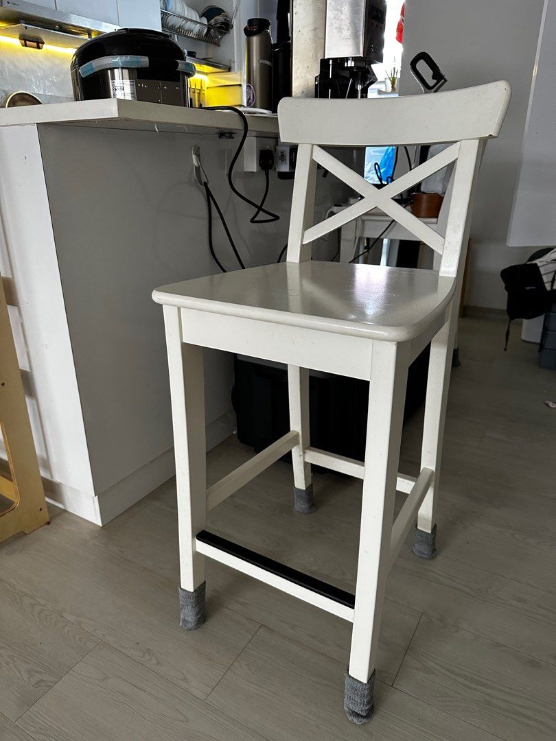 Ingolf bar stool with backrest best sale