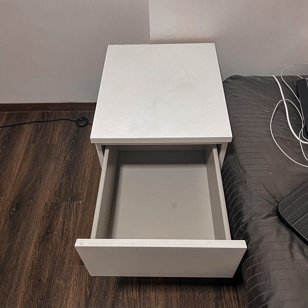 IKEA MALM Bedside Table, Furniture & Home Living, Furniture, Tables