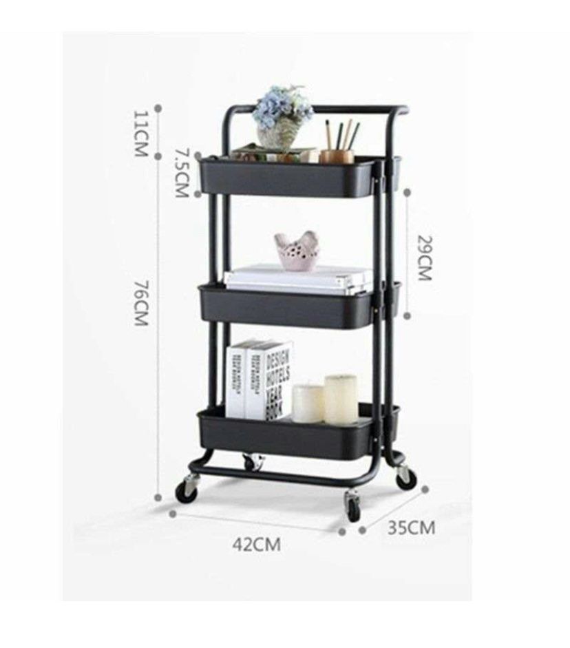 Ikea raskog grey green trolley rack, Furniture & Home Living, Home